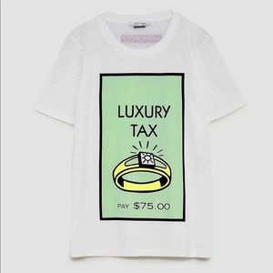 Zara Luxury Tax T-shirt